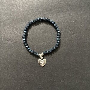 Silver Heart Charm Bracelet